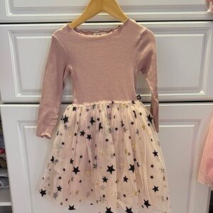 Petite Hailey Pink Starry tutu Dress